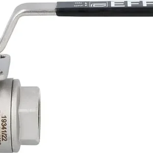 Gas-Kugelhahn Edelstahl 1-1/2" IG/IG PN64 DVGW Solange Der Vorrat Reicht