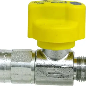 Nur Für Kurze Zeit Gasabsperrkugelhahn DN 15 1/2" für Schlauchanschluss Durchgangsform mit TAS