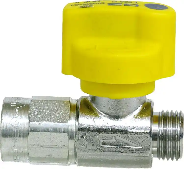 Nur Für Kurze Zeit Gasabsperrkugelhahn DN 15 1/2" für Schlauchanschluss Durchgangsform mit TAS