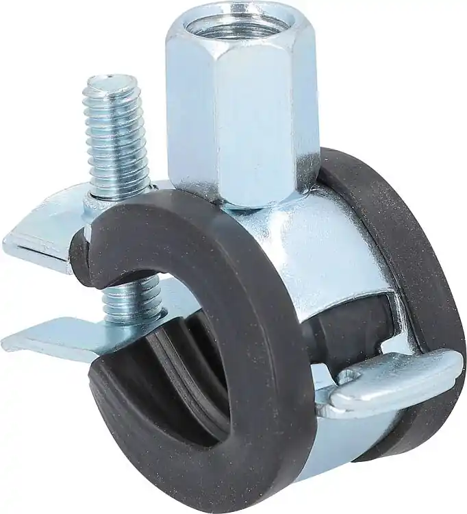 Gelenkrohrschelle 1" M8/M10, verzinkt Spannbereich 32 - 35mm Highlight