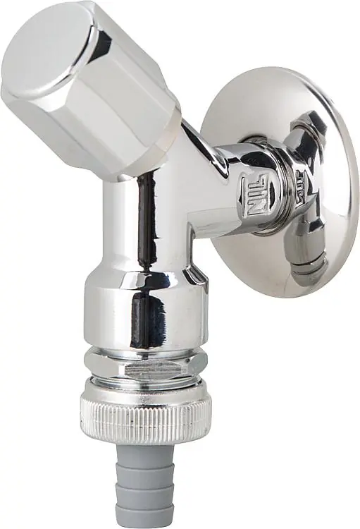 Geräte-Ventil NILplus 1/2" mit RV und Rohrbelüfter, Keramikoberteil, verchromt Neu