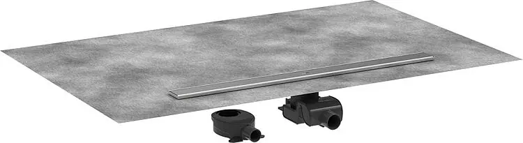 Hansgrohe RainDrain Allround Komplettset f. Standard-/flache Installation, Edelstahl gebürstet, 900 Markenware