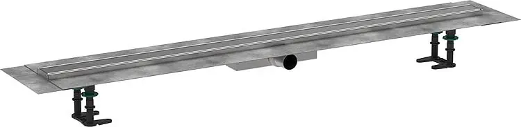 Ausverkauf Hansgrohe RainDrain Compact Komplettset f. flache Installation, Edelstahl gebürstet, 1200