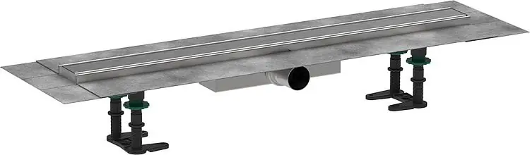 Hansgrohe RainDrain Compact Komplettset f. flache Installation, Edelstahl gebürstet, 700 Preisknaller