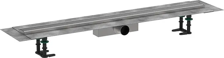 Preis Gesenkt Hansgrohe RainDrain Compact Komplettset f. Standardinstallation, Edelstahl gebürstet, 1000