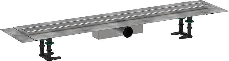 Abverkauf Hansgrohe RainDrain Compact Komplettset f. Standardinstallation, Edelstahl gebürstet, 900