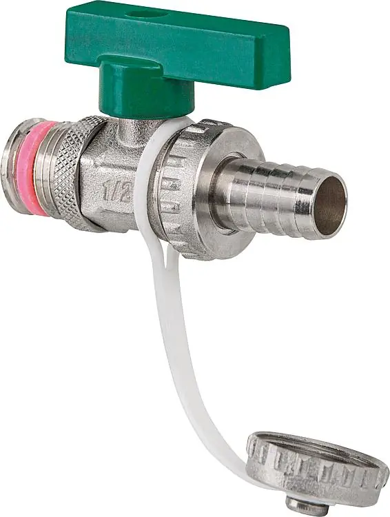 Nur Heute KFE-Kugelhahn DN15(1/2") selbstdicht. Durchgang, DVGW zertifiziert