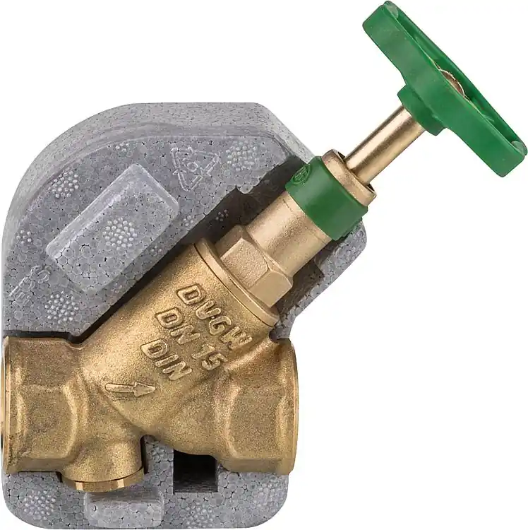 Knallerangebot KFR-Freistromventil m.Dämmschale 1", steigende Spindel, ohne Entleerung