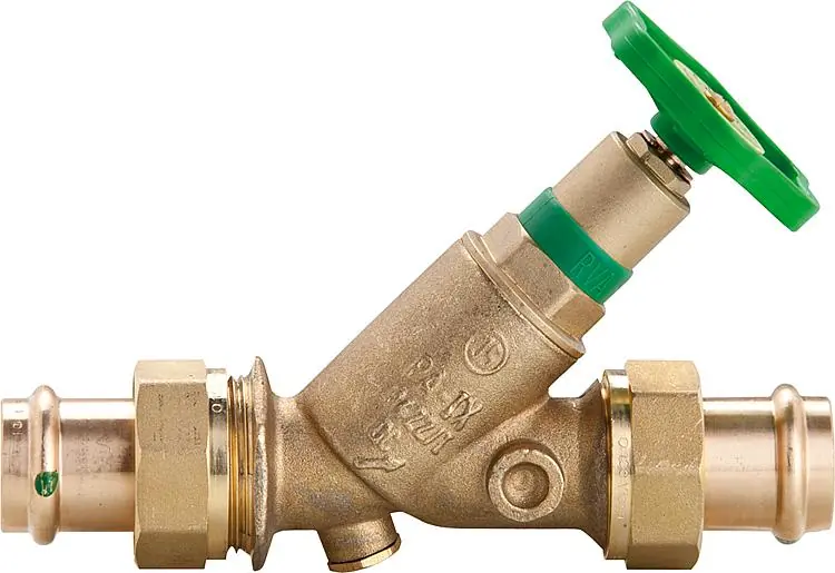 Abverkauf KFR-Ventil mit Prüfschraube mit Pressverschraubung-Viega DN 50/54mm nichtst.Spin