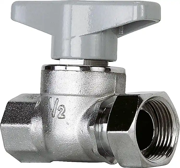 Kugelhahn 1/2" IG mit Überwurfmutter 3/4‘‘‘‘ und Flügelgriff Bestpreis