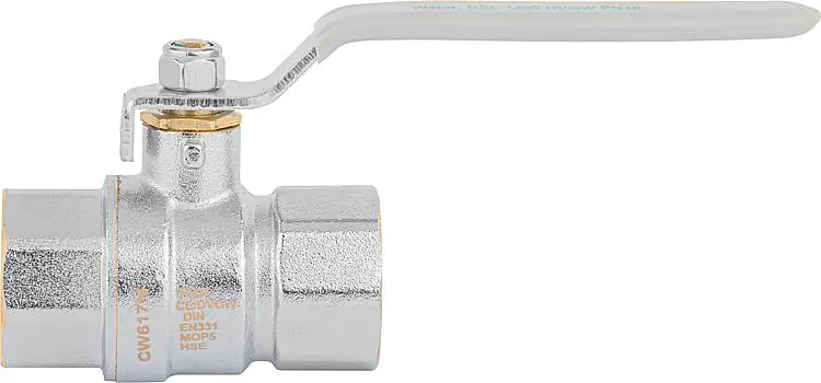 Nur Heute Kugelhahn Gas und Wasser DN15 (1/2") IGxIG mit Stahlhebel