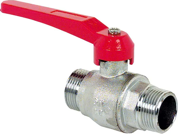 Kugelhahn Messing PN20 voller DurchgangR 1"AGxAG Neuheit