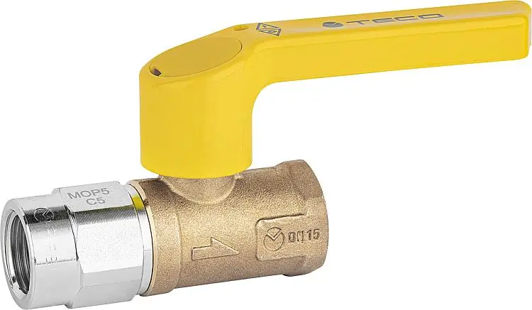 Kugelhahn mit thermischer Armaturensicherung 1 1/2" Geprüft