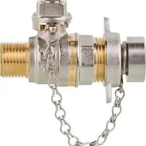 Kugelhahn Tappy Verschluss mit Vierkantkappe 1/2", ohne Griff PN40, DN15 1/2" AG Top-Seller