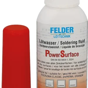 Lötwasser für Titanzinkbleche "PowerSurface", 100 gr mit Pinselaufsatz, nachfüllbar Preisknaller