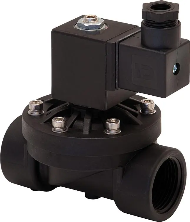 Magnetventil DN15 (1/2") Kunststoffgehäuse, 12V,DC, zwangsgesteuert Jetzt Kaufen