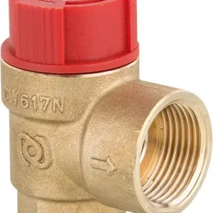 Geprüft Membran-Sicherheitsventil EVENES für Heizung DN 15 (1/2") 2,5bar