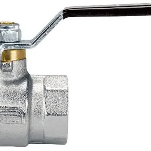 Neue Ware Messingkugelhahn AG/IG 1 1/2" mit Stahl-Handhebel