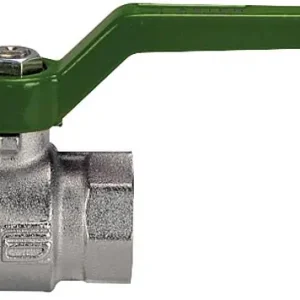 Messingkugelhahn ASTER ACS IG/AG 1 DVGW-zertifiziert mit grünem Aluminium Hand Billig