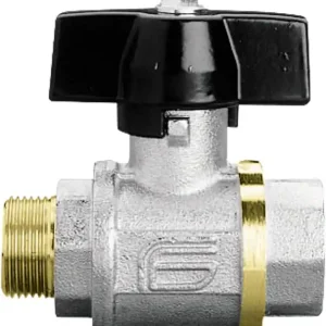 Knallerangebot Messingkugelhahn TOTAL AG/IG 1" mit Alu-Flügelgriff