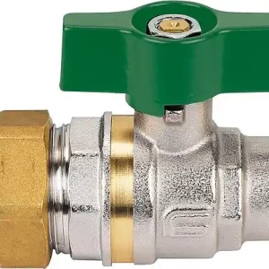 Messingkugelhahn Verschraubung Press Fitting mit Flügelgriff 15 x 1/2" Sonderaktion