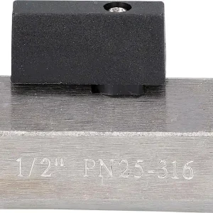 Mini-Kugelhahn, edelstahl AISI 316, IG x IG 1/2" mit Nylonhebel Online Kaufen