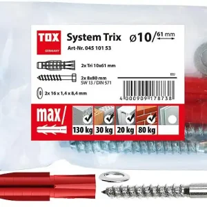 Montagesatz System Trix 8,0x80mm Meistverkauft