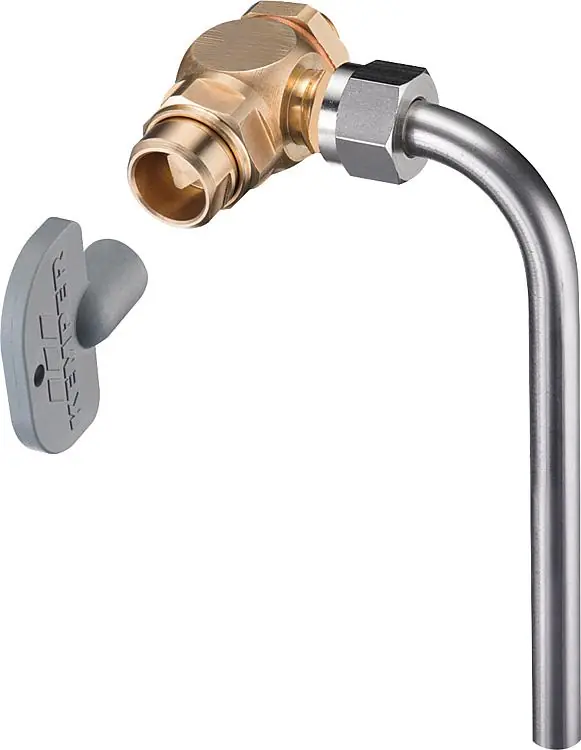 Probenahmeventil KEMPER aus Rotguss DN 10 (3/8"),AG Preisreduziert