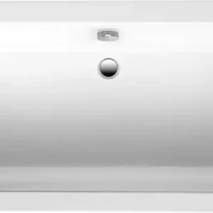 Raumspar Badewanne Edena 1800x580x790mm Farbe Weiss inkl. Wassereinlauf Finale Aktion