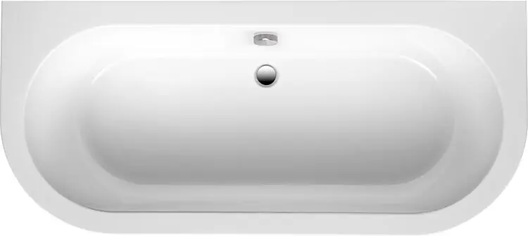 Raumspar Badewanne Edena 1800x580x790mm Farbe Weiss inkl. Wassereinlauf Finale Aktion