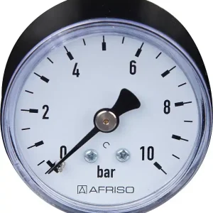 Top-Preis RF-Manometer 50 axial 0-10 bar, Anschluss 1/4" axial (hinten)
