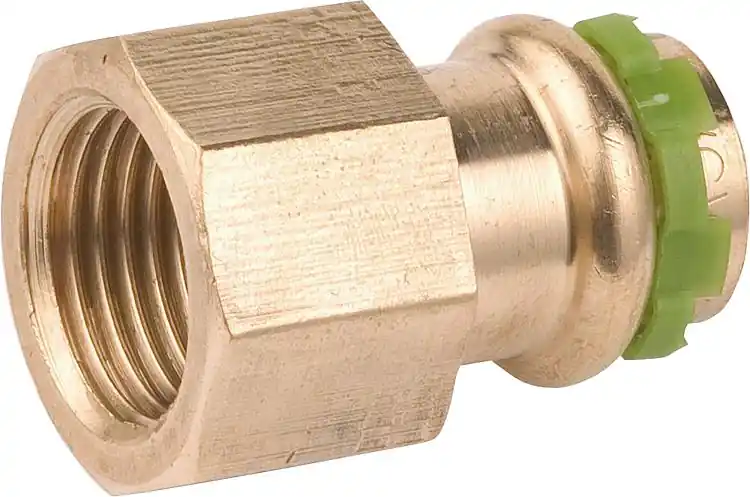 Rotguß Pressfitting V-Kontur Übergangsmuffe mit IG 12x1/2 P 4270 G Direktkauf
