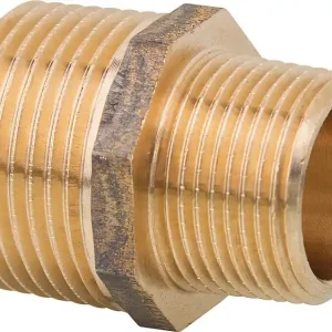 Rotguß-Gewindefitting Doppelnippel reduziert Typ 3245 1 1/2" x 1 1/4" Saisonangebot