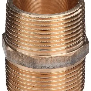 Wochenendangebot Rotguß-Gewindefitting Doppelnippel Typ 3280 1 1/2" axa