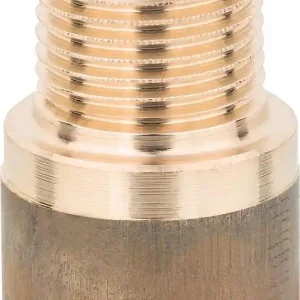 Preisreduziert Rotguss-Gewindefitting Hahnverlängerungmit DVGW Typ 3540, 1/2‘‘‘‘x20mm (I/A)