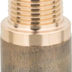 Rotguss-Gewindefitting Hahnverlängerungmit DVGW Typ 3540, 1/2‘‘‘‘x25mm (I/A) Sichere Zahlung