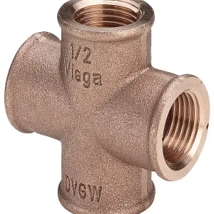 Rotguss-Gewindefitting Kreuzstück Typ 3180, 1/2" (I/I) Günstig