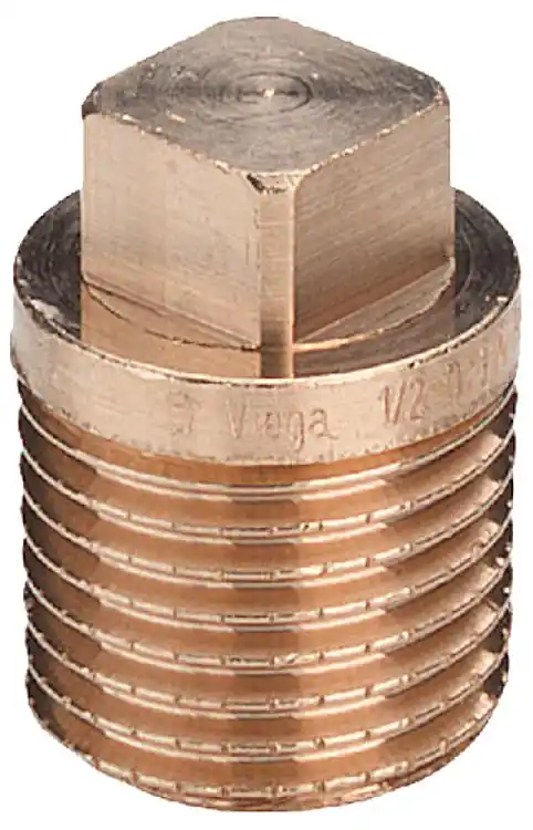 Expressversand Rotguss-Gewindefitting Stopfen ohne Rand Typ 3291, 1" (AG)