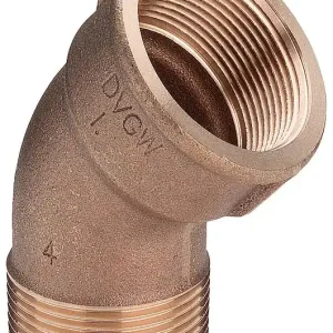 Online Kaufen Rotguss-Gewindefitting Winkel 45 Typ 3121 1 1/2" IGxAG