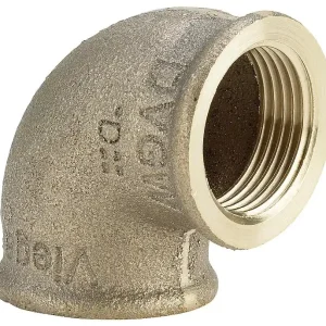 Rotguss-Gewindefitting Winkel 90 , reduziert Typ 3090, 1"x3/4" (I/I) Highlight