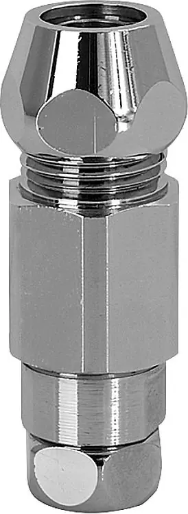 Jetzt Bestellen Rückflußverhinderer DN10 (3/8") ÜWM 3/8" x Querverschr. 10mm Messing verchromt