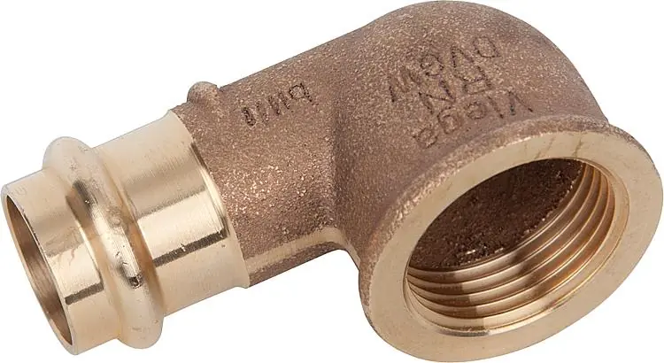 Sanpress Übergangswinkel 90 Modell 2214.2 mit V-Contur d12x1/2 Echt