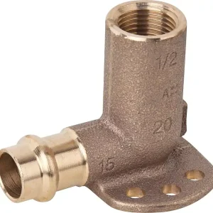 Sanpress Wandscheibe Modell 2225 mit V-Contur d-15xRp 1/2 L-45mm Neue Kollektion