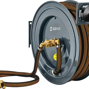Schlauchaufroller Geka plus PA20GSK mit Gummischlauch DN20 (3/4") 15m Aktuell