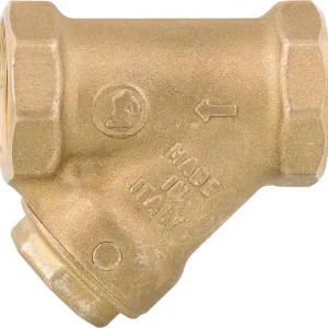 Markenware Schmutzfänger Messing mit Magnet, DN15 (1/2")