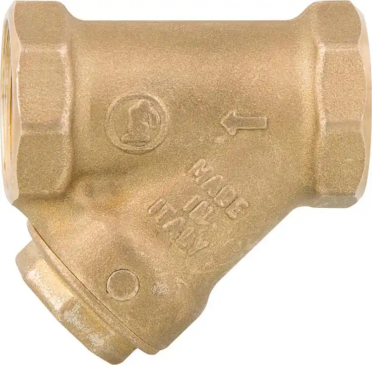 Markenware Schmutzfänger Messing mit Magnet, DN15 (1/2")