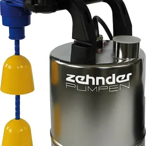 Schmutzwasser-Tauchpumpe Edelstahl Typ E-ZW 50 KS-2 mit Kompaktschwimmer Beliebt
