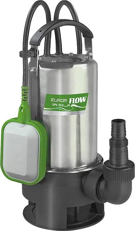 Schmutzwassertauchpumpe Flow SPV 550 mit Schwimmschalter Solange Der Vorrat Reicht