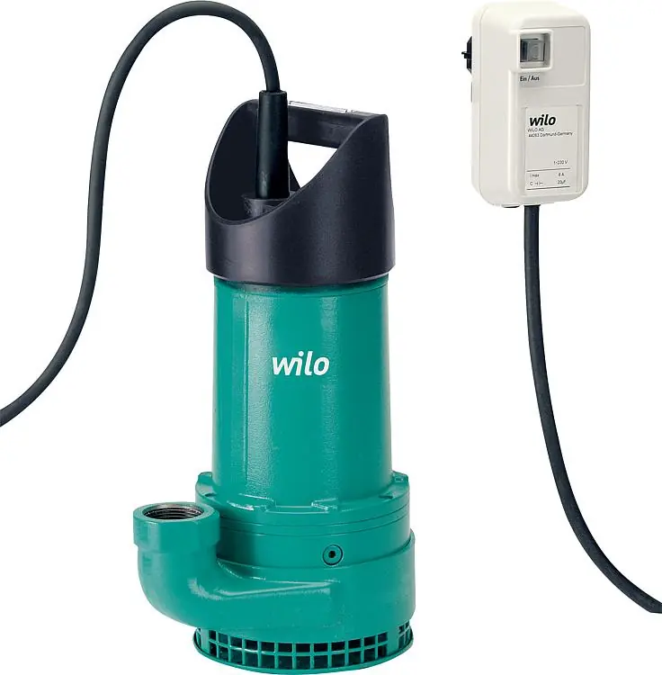 Schmutzwassertauchpumpe Wilo-EMU-KS 8 ES mit Schwimmschalter Knallerangebot