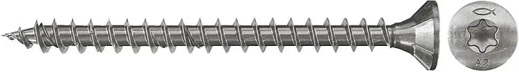 Spanplattenschrauben Power-Fast 3,0x12 SK A2 VG TX, VPE 300 Günstig